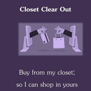 Closet clear out lowballs are welcome